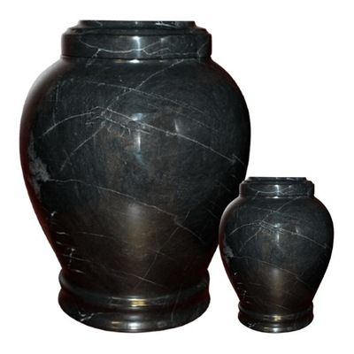 Embrace Ebony Marble Cremation Urns